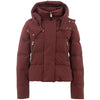 Bordeaux Cotton Jackets & Coat