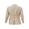 Beige Cotton Jackets & Coat