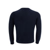 Elegant Blue Wool Sweater for Men