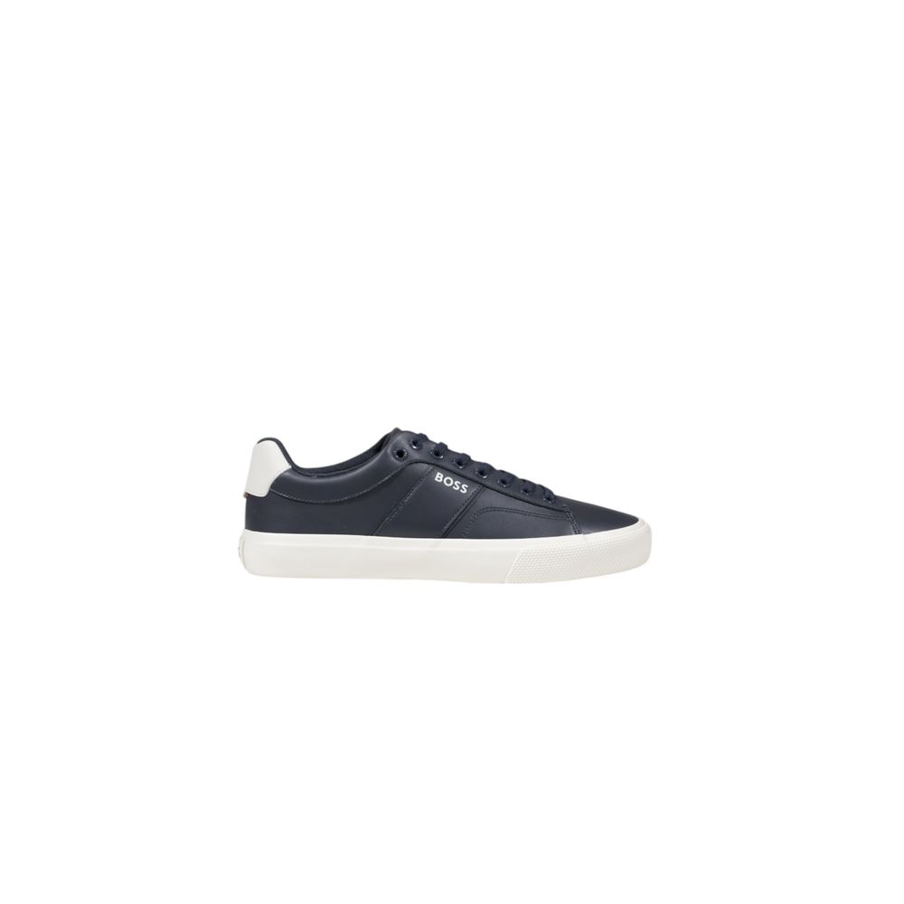 Hugo Boss Blue Leather Sneaker