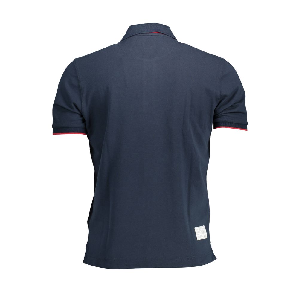 Navy polo shirt from La Martina Elegant Blue Short-Sleeved Polo collection