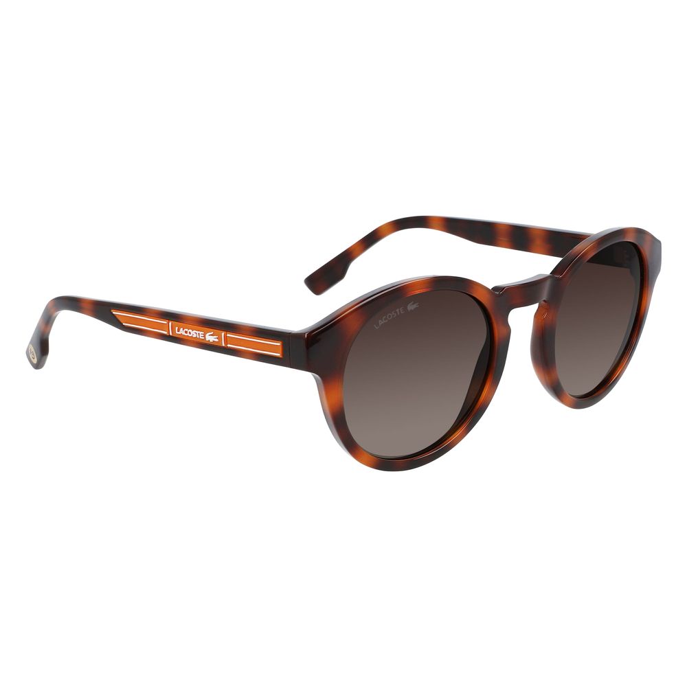 Tortoiseshell Lacoste Brown Injected Sunglasses for stylish sun protection