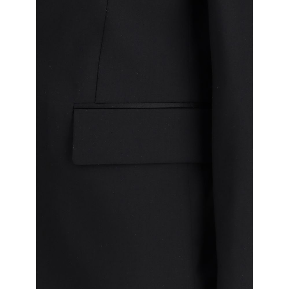 Black Lardini Blazer with pocket for a refined and stylish look