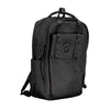 Black Cotton Backpack