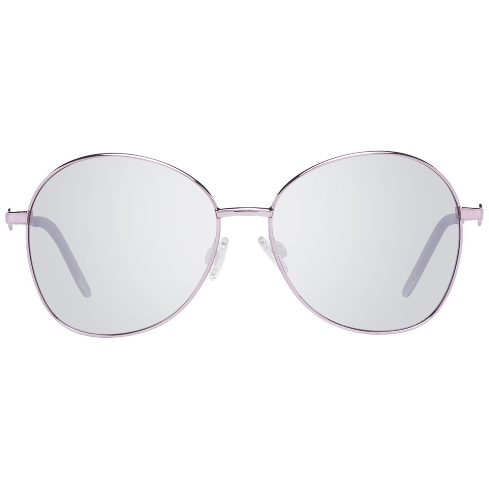 Silver-rimmed round sunglasses from Missoni Rose Gold, perfect for stylish rose gold women