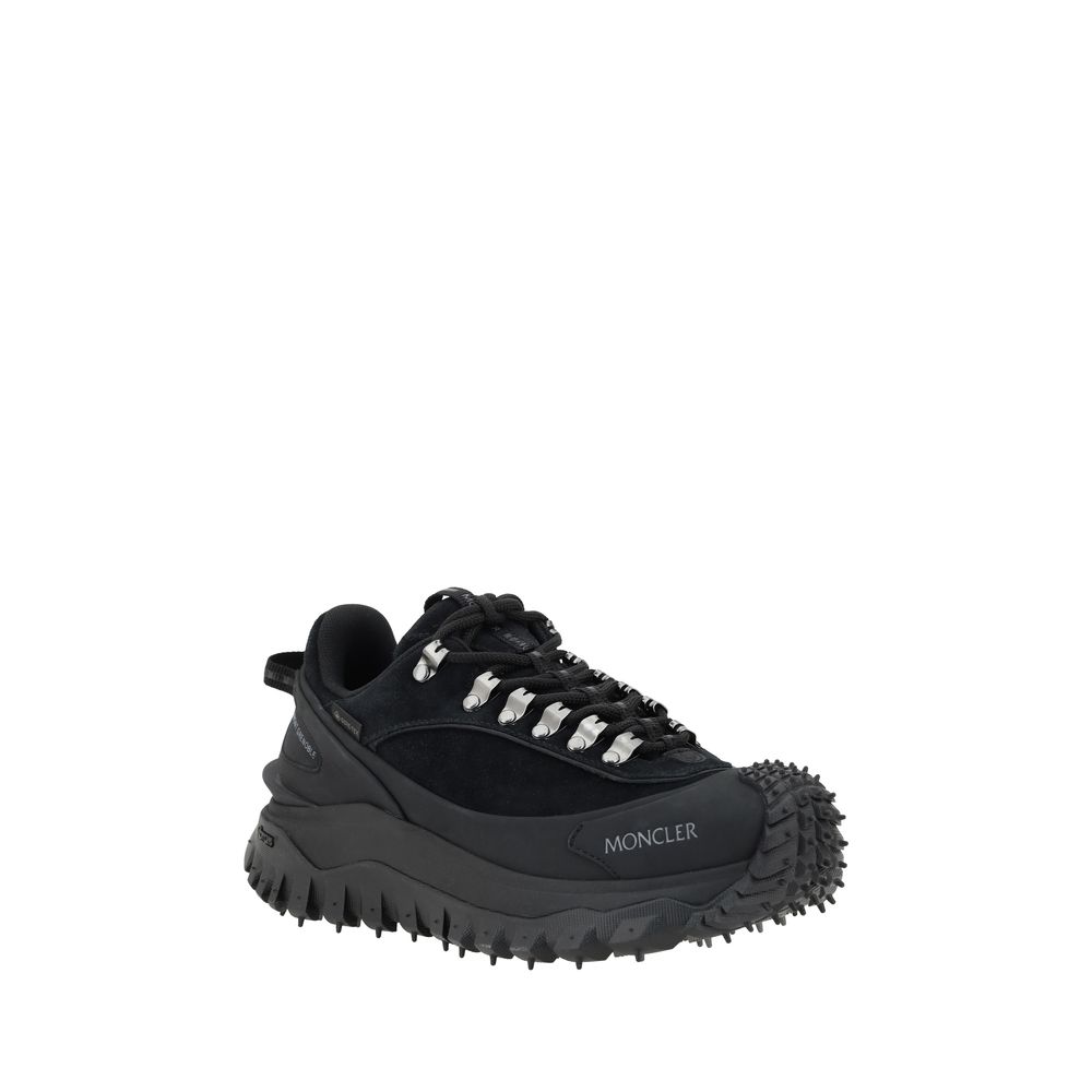 Black Moncler Trailgrip Apex Sneakers showcasing stylish and durable trail shoes