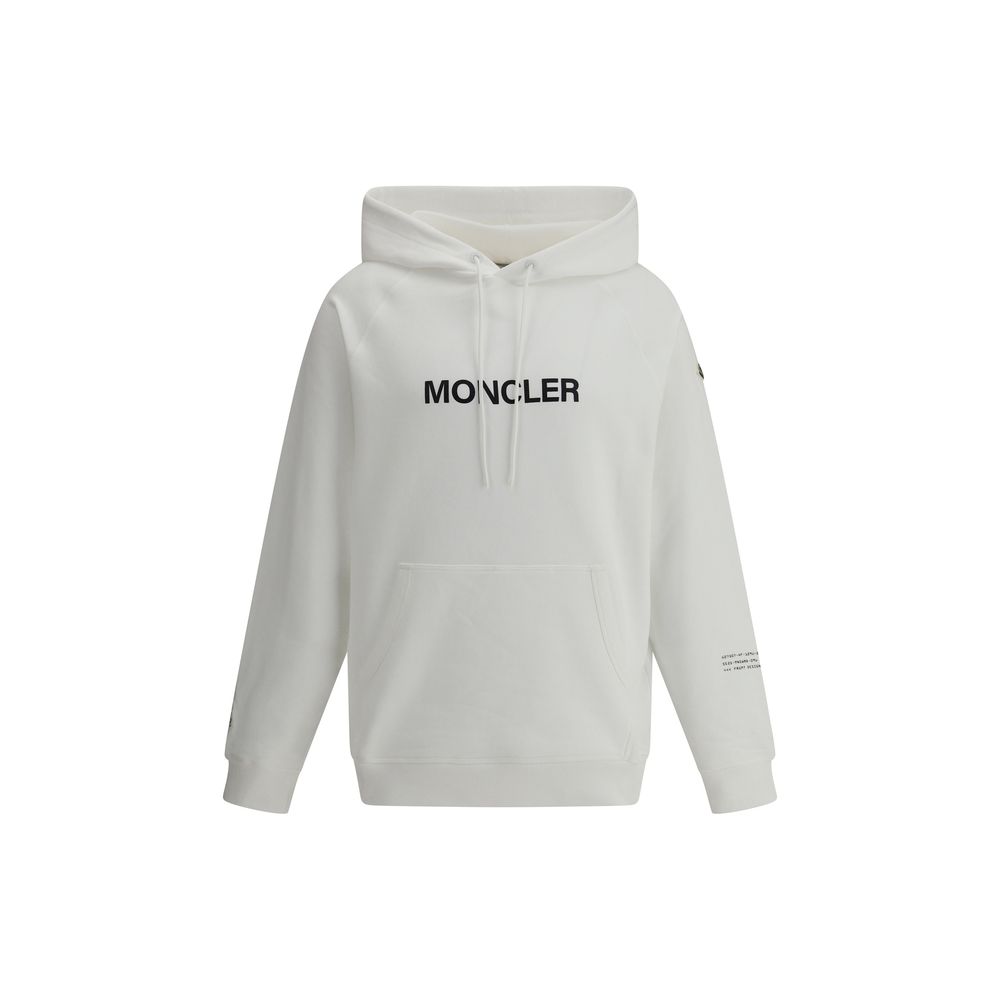 White Moncler x FRGMT Hoodie featuring a modern design and premium fabric