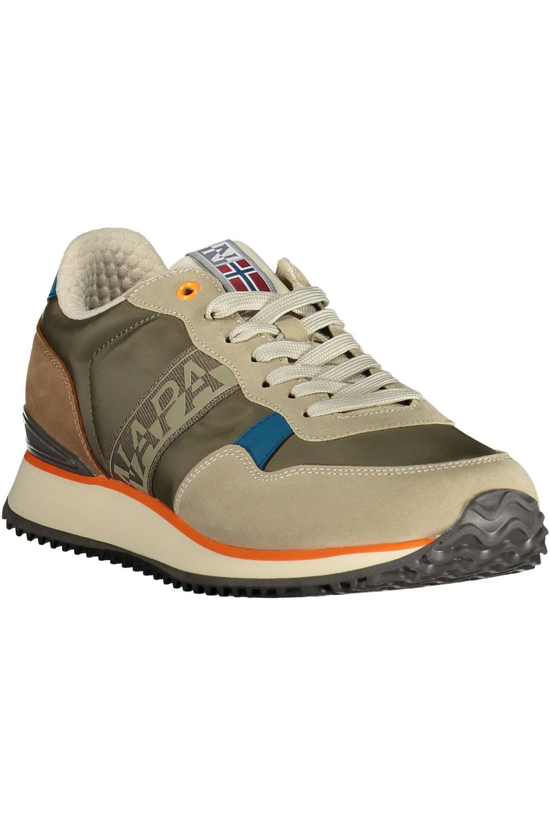 Napapijri Beige Polyester Men Sneaker - ACCEXO