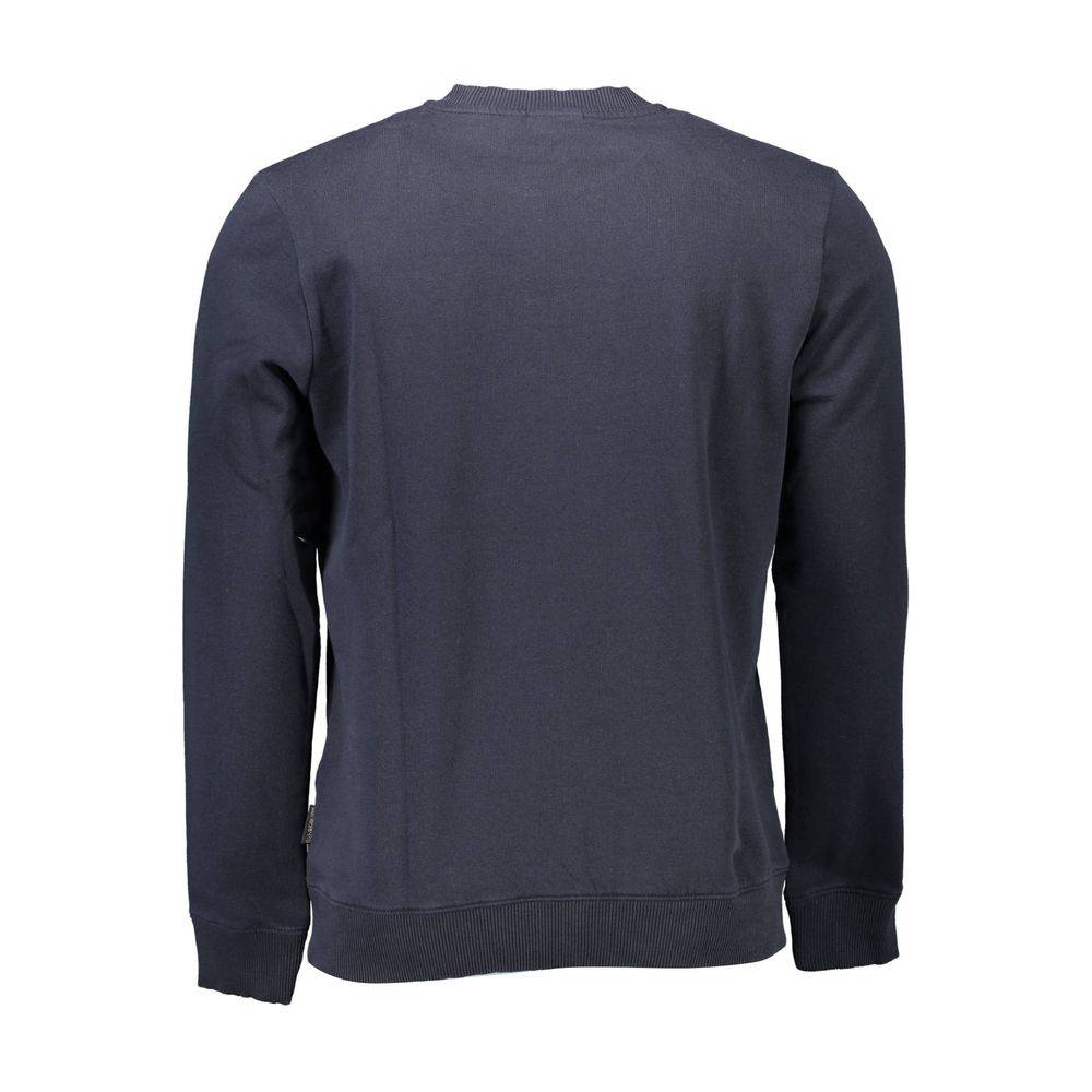 Napapijri Blue Cotton Men Sweater - ACCEXO