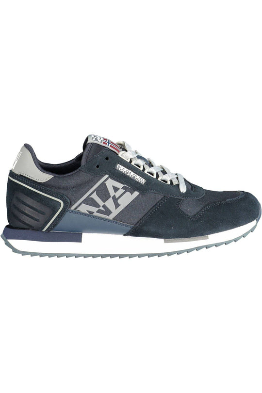 Napapijri Blue Leather Men Sneaker - ACCEXO