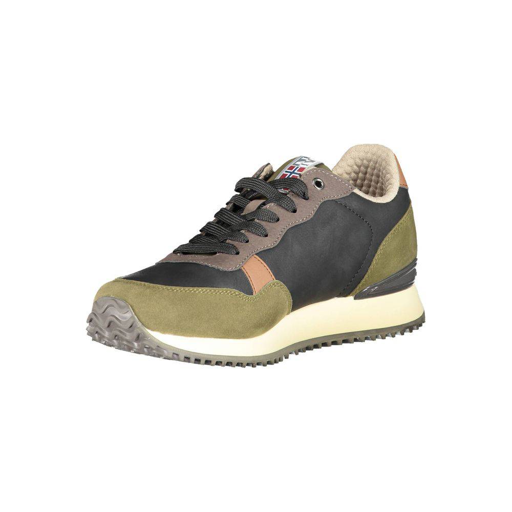 Multi-colored casual sneaker from Napapijri Green, perfect for stylish comfort