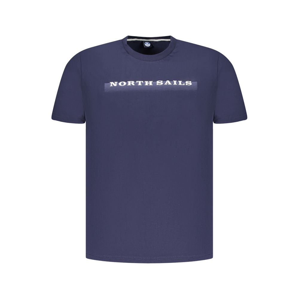 Navy blue cotton t-shirt from North Sails featuring a stylish design for men