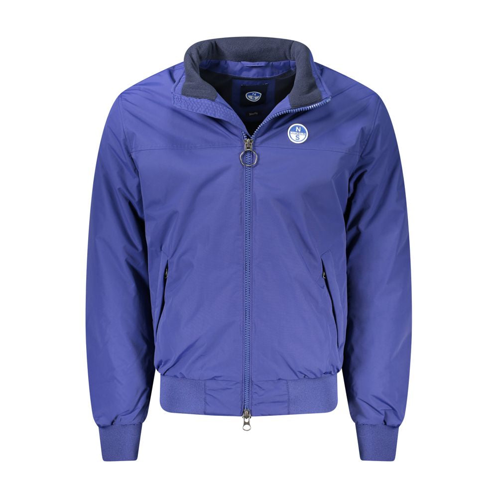 North Sails Blue Polyamide Men Jacket