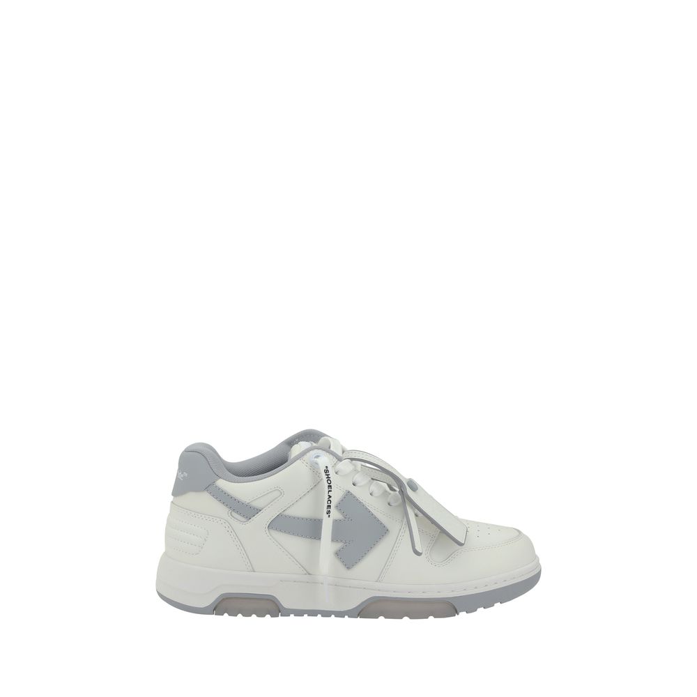 White and gray Off-White Out Of Office Sneakers for stylish office wear