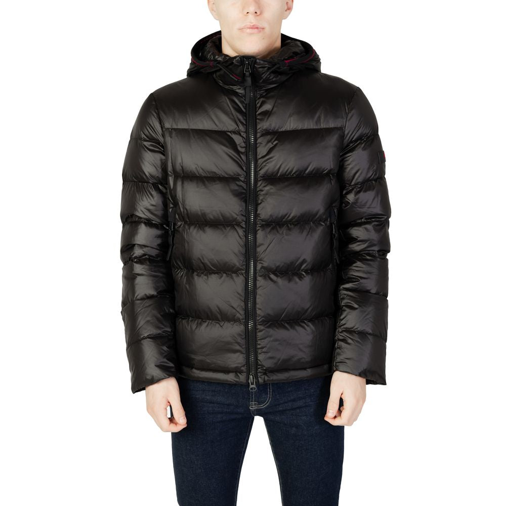 Peuterey Black Polyamide Jacket - IT46 | M