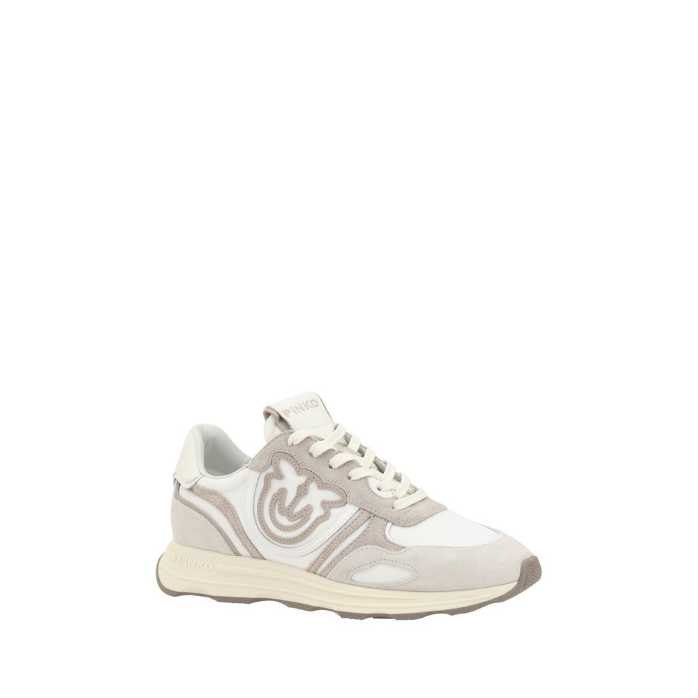 Beige and white sneakers from PINKO Zoe Sneakers collection for stylish comfort