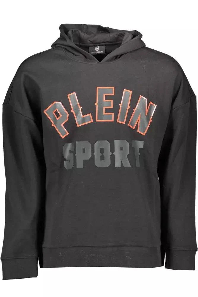 Plein Sport Black Cotton Men Sweater - ACCEXO