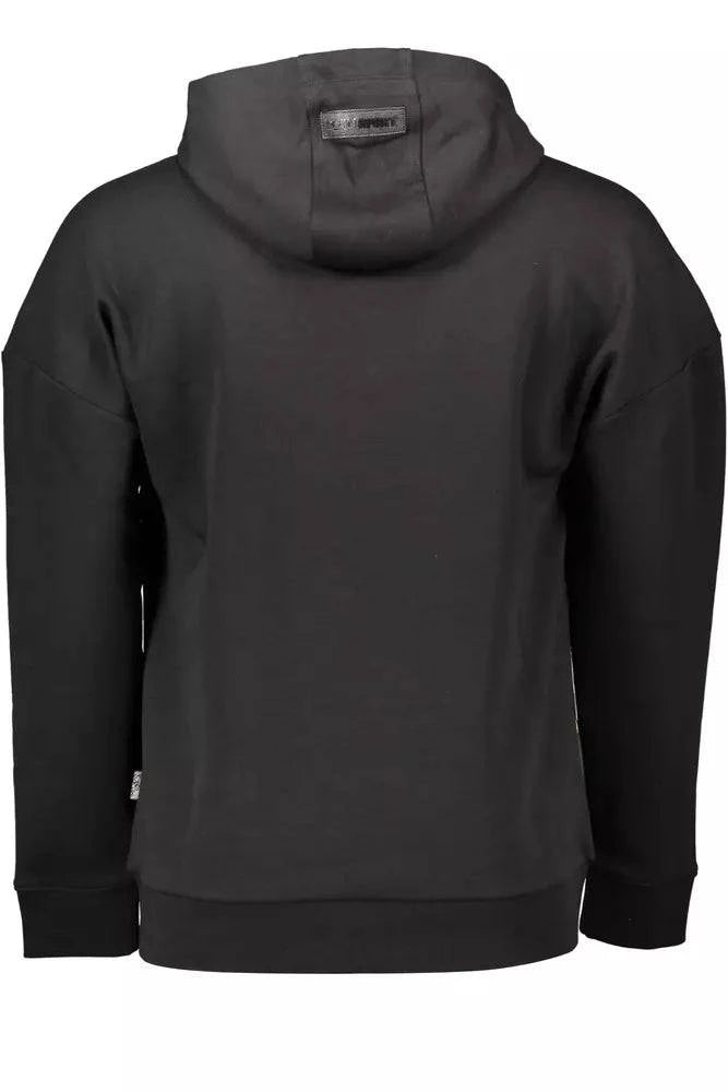 Plein Sport Black Cotton Men Sweater - ACCEXO