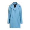 Elegant Light Blue Wool Coat