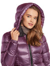 Elegant Light Purple Puffer Jacket