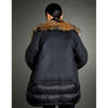 Chic Quilted Down Jacket with Faux Fur Details