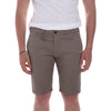 Chic Gray Four-Pocket Bermuda Shorts