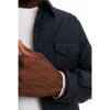 Chic Technical Fabric Jacket with Button Closure