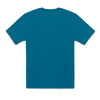 Chic Light Blue Cotton Tee with Chest Logo