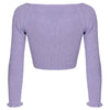 Purple Viscose Sweater