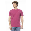 Invicta Purple Cotton Crew Neck Tee