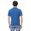 Elegant Blue Short Sleeve Polo Shirt