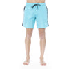 Light Blue Polyester Swimwear