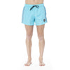 Light Blue Polyester Swimwear