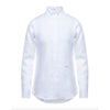 Elegant White Linen Long Sleeve Shirt