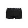 Sleek Black Designer Men's Swim Boxers