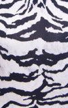 Zebra Print Cashmere Sleeveless Top