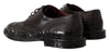 Dolce & Gabbana Elegant Calfskin Derby Oxford Wingtips