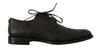 Brown Leather Laceups Dress Mens Shoes