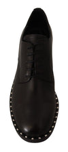 Studded Oxford Elegance Leather Heels