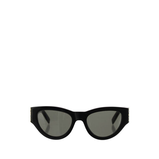 Black Saint Laurent Cat-Eye Sunglasses showcasing stylish cat-eye design