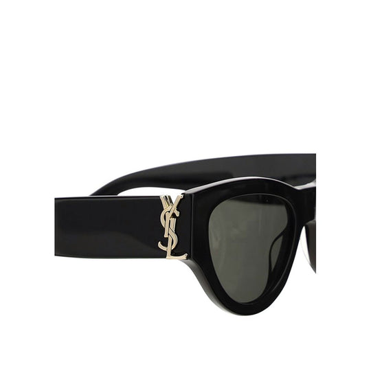 Black Saint Laurent Cat-eye Sunglasses showcasing a chic and stylish design