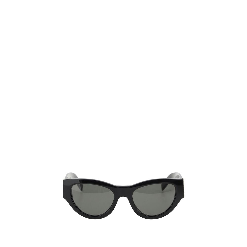 Black Saint Laurent Cat-eye Sunglasses showcasing a sleek and stylish design