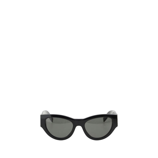 Black Saint Laurent Cat-eye Sunglasses showcasing a sleek and stylish design