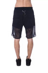 Elevate Your Style with Chic Transparent-Panel Shorts