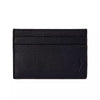 Neil Barrett Sleek Black Leather Card Holder Wallet
