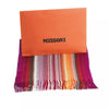 Geometric Pattern Fringed Scarf in Vibrant Hues