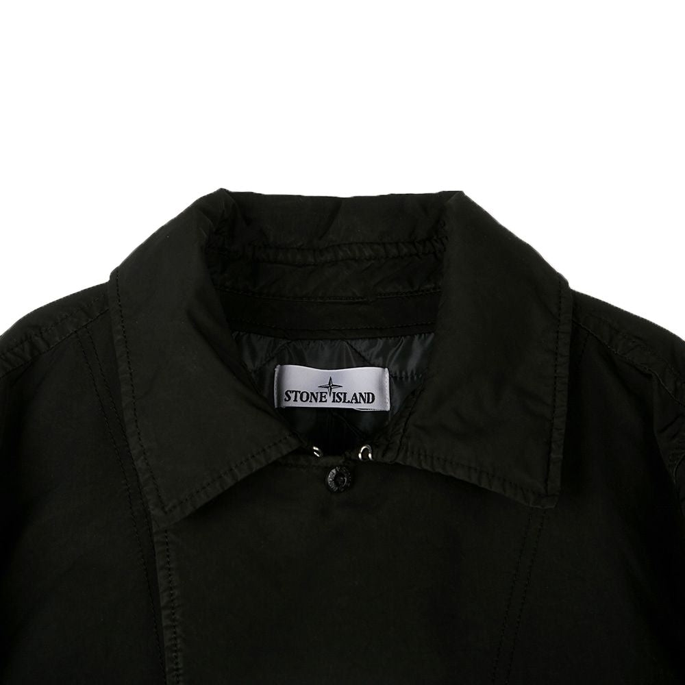 Stone Island Black Polyester Jacket - L