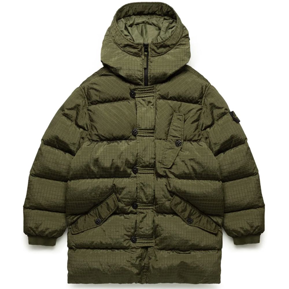 Stone Island Green Nylon Jacket - L