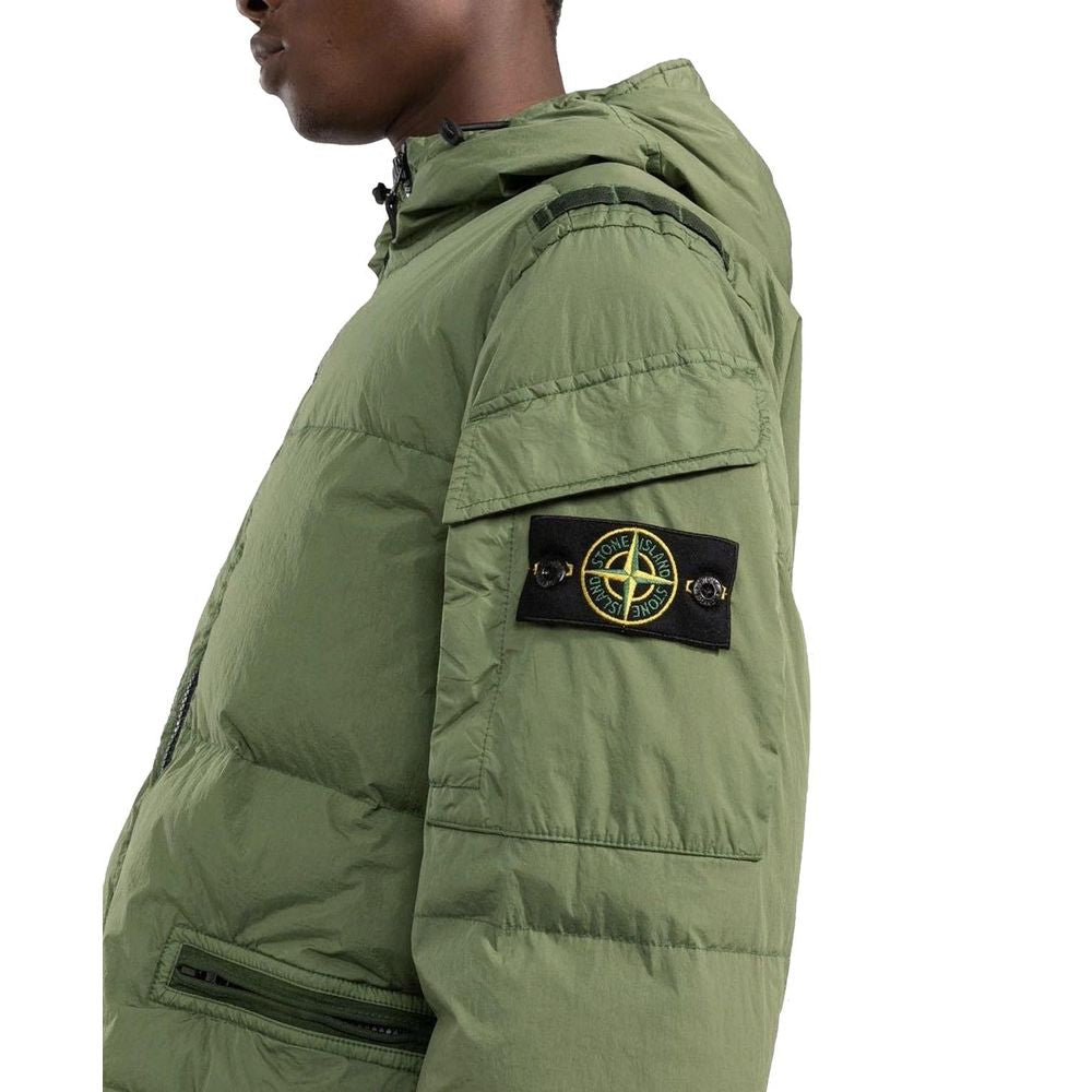 Stone Island Green Nylon Jacket - XL