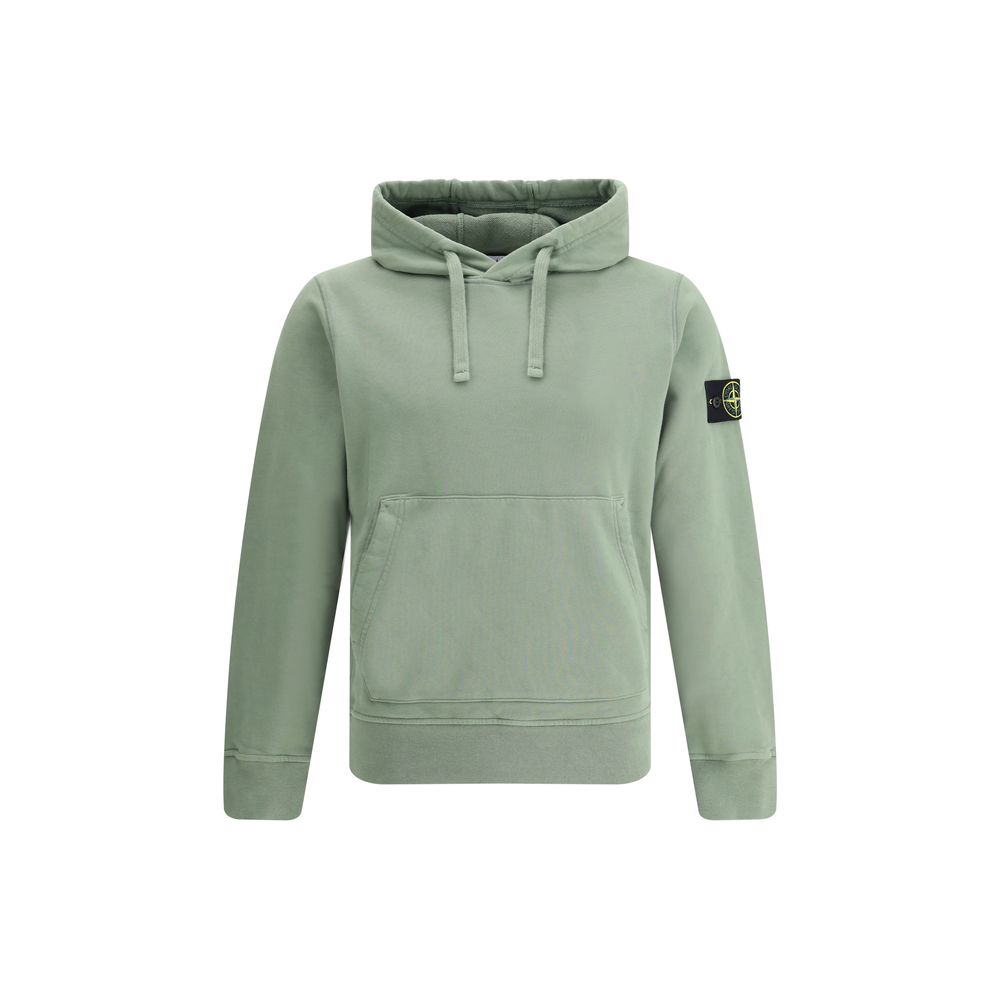 Stone Island Logoed Hoodie - L